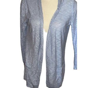 Jones New York Knit Open Front Cardigan Sz L Womens Lavender Purple Long Sleeve